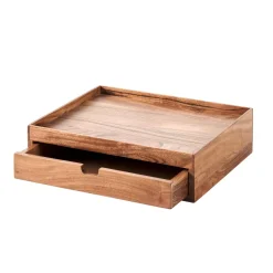 CASA Acacia Organizador De Escritorios Natural Outlet