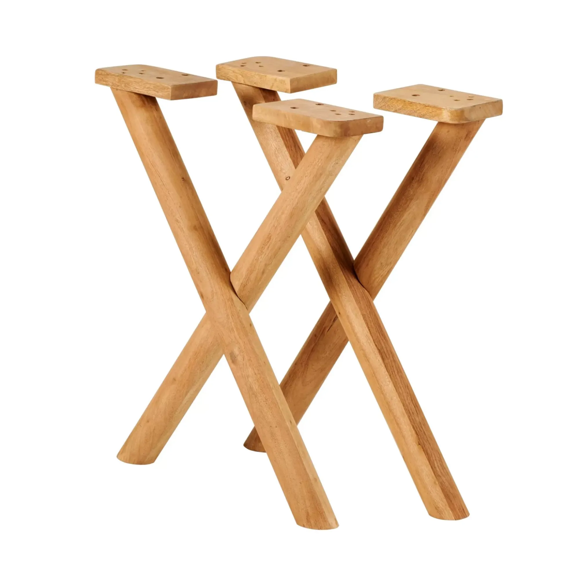 CASA Acacia Patas De Mesa X Juego De 2 Natural Discount