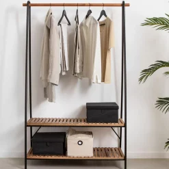 CASA Acacia Ropero Negro Cheap