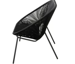 CASA Acapulco Banco Lounge Negro Best Sale