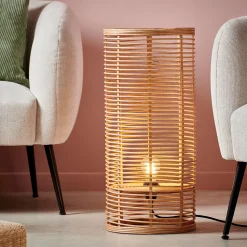 CASA Agali Lampara De Mesa Natural Cheap