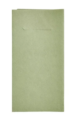 CASA Airlaid Servill./Cubiert. Juego De 12 Verde Oliva Store