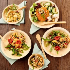 CASA Areca Leaf Cuencos Juego De 6 Natural Best