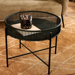 CASA Axelle Mesa Auxiliar Negro Shop