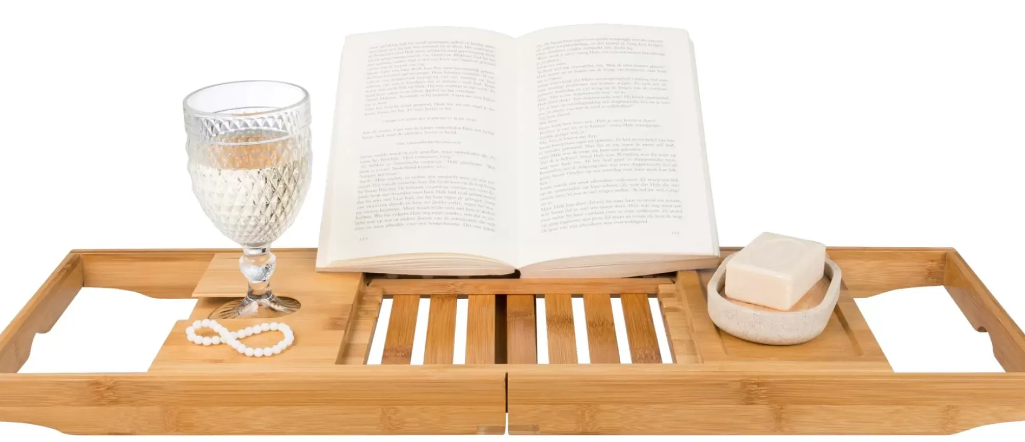 CASA Bamboo Bandeja De Bano Natural Fashion