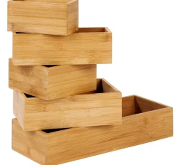 CASA Bamboo Organizador Para Cajon Natural Outlet