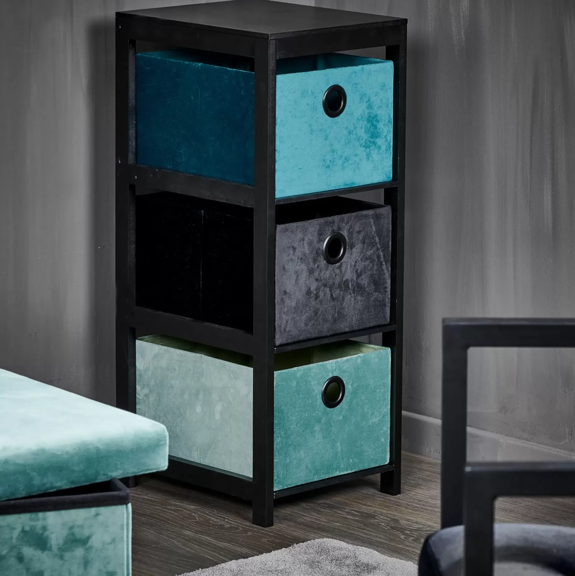 CASA Basic Estanteria Negro Cheap