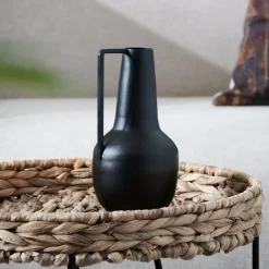 CASA Basta Florero Negro Flash Sale