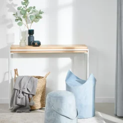 CASA Blok Consola Blanco, Natural Best