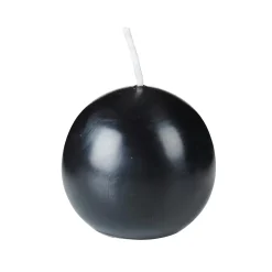 CASA Bola Vela Esferica Negro Outlet