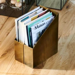 CASA Brass Revistero Bronceado Outlet