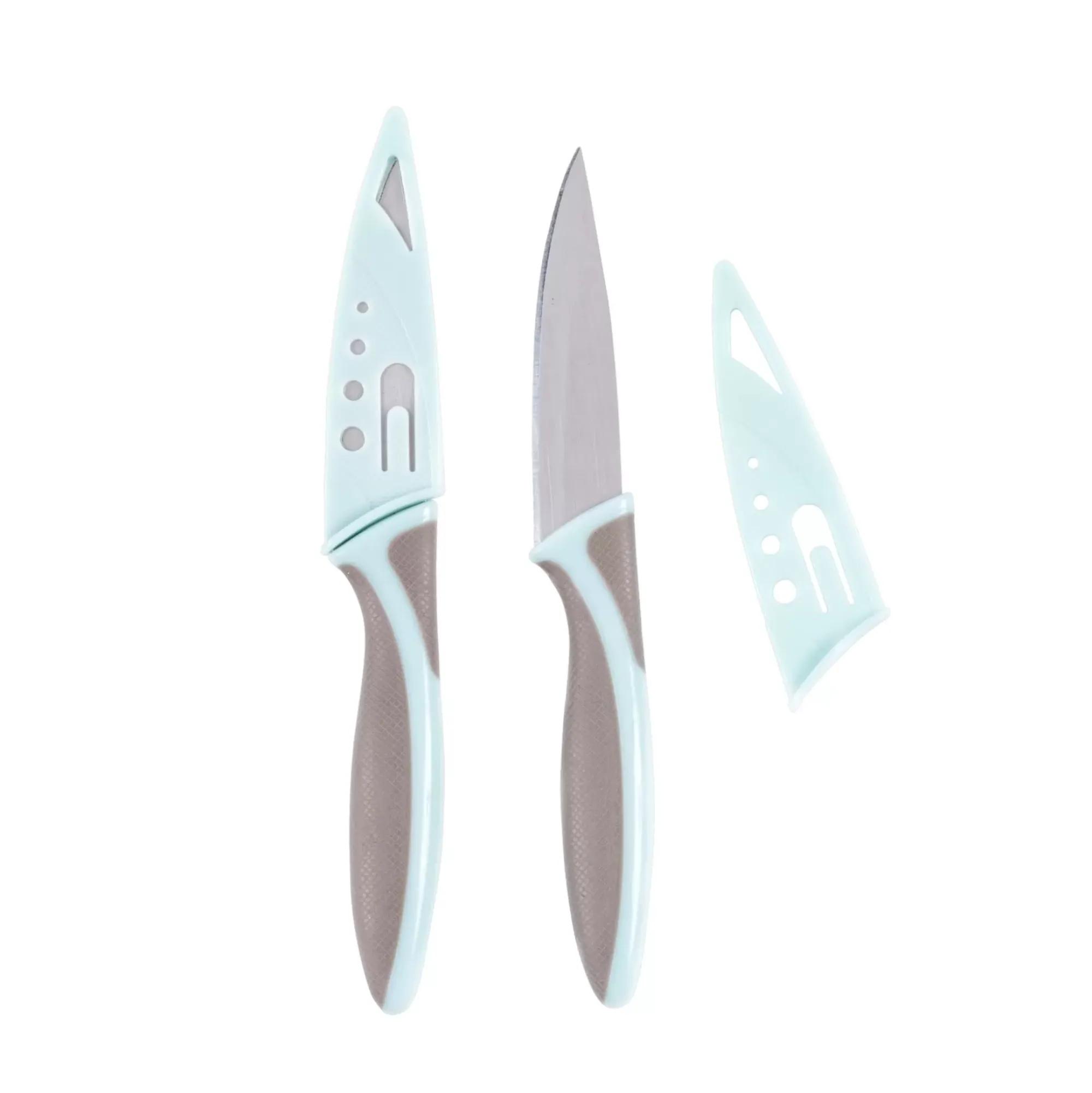 CASA Kitchen Cuchillo Pelador Juego De 2 Gris, Azul Cheap
