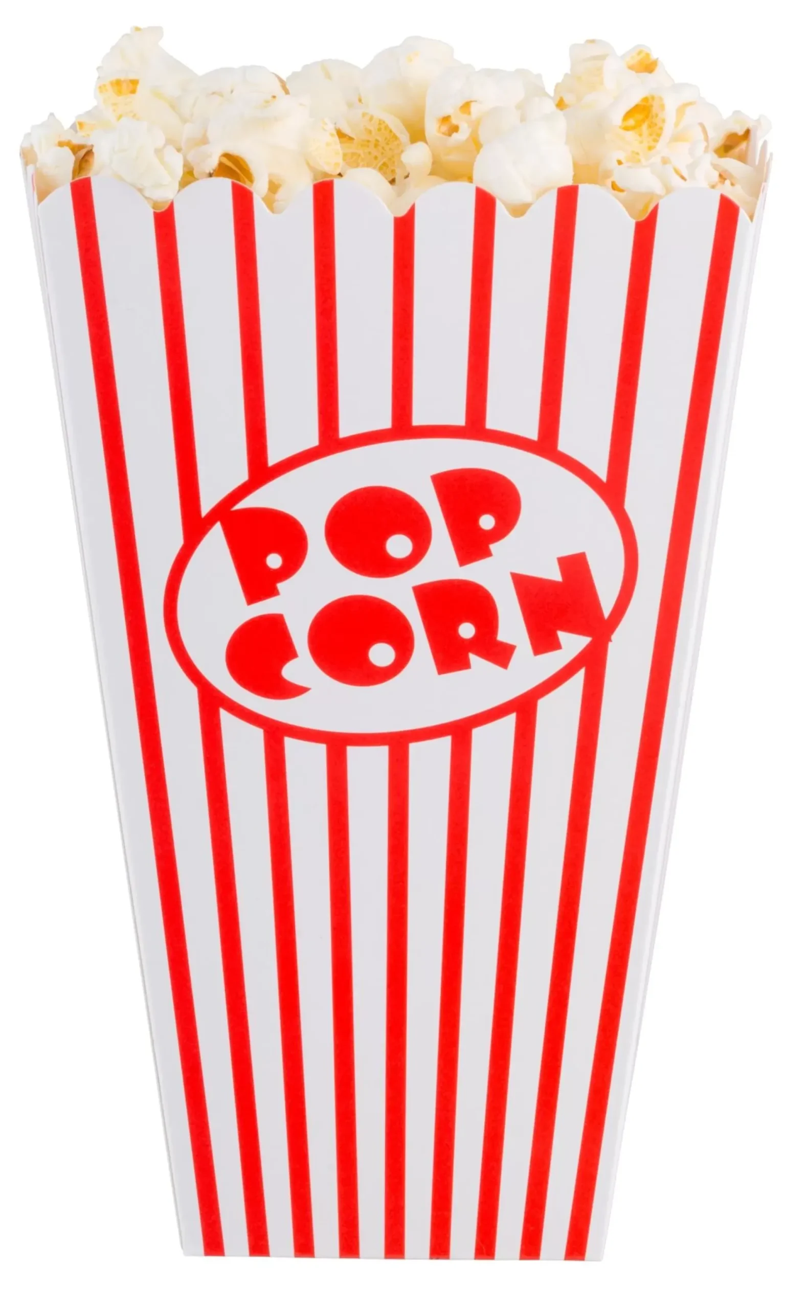 CASA Cinema Vaso De Palomitas Juego De 8 Blanco, Rojo Cheap