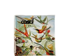 CASA Colibri Paquete De 20 Servilletas Multicolor Hot