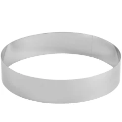 CASA Damier Anillo Para Tarta Juego De 4 Plateado Online