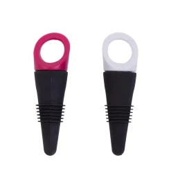 CASA Divino Tapones De Vino Juego De 2 Mezcla De 2 Colores Gris Claro, Burdeos Sale