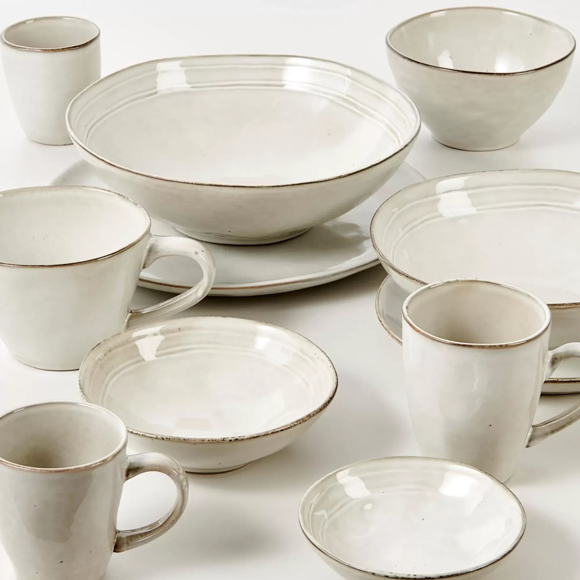 CASA Earth Marl Taza Crema Flash Sale