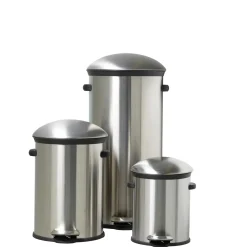 CASA Elegance Cubo Con Pedal 12L Plateado Flash Sale