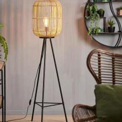 CASA Emilie Lampara De Pie Negro Cheap