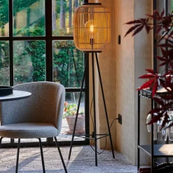 CASA Emilie Lampara De Pie Negro Cheap