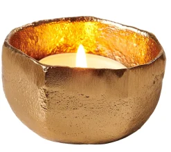 CASA Erba Soporte Para Vela Pequena Dorado Sale