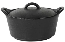 CASA Fero Cazuela Para Horno Con Tapa Negro Cheap