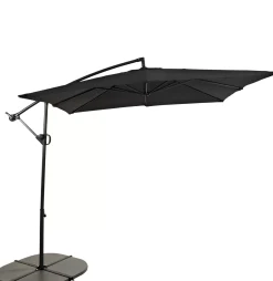 CASA Fiji Parasol Colgante Sin Pie Negro Sale