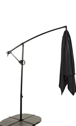 CASA Fiji Parasol Colgante Sin Pie Negro Sale