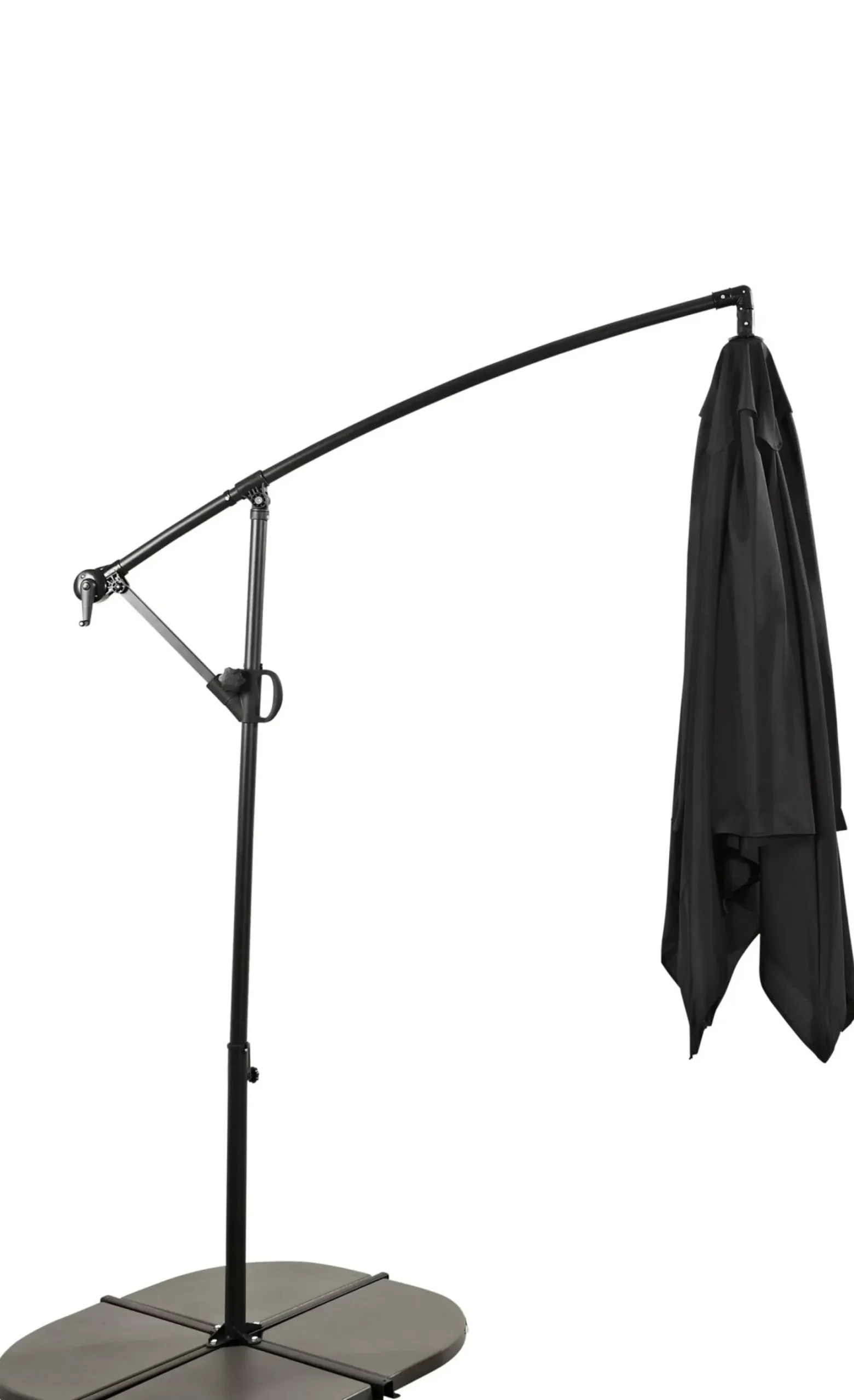 CASA Fiji Parasol Colgante Sin Pie Negro Sale