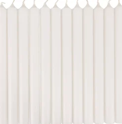 CASA Fina Velas Juego De 12 Blanco Best Sale