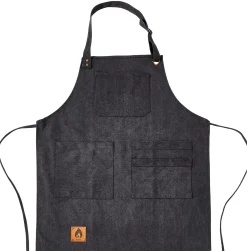 CASA Fire Delantal Negro Cheap