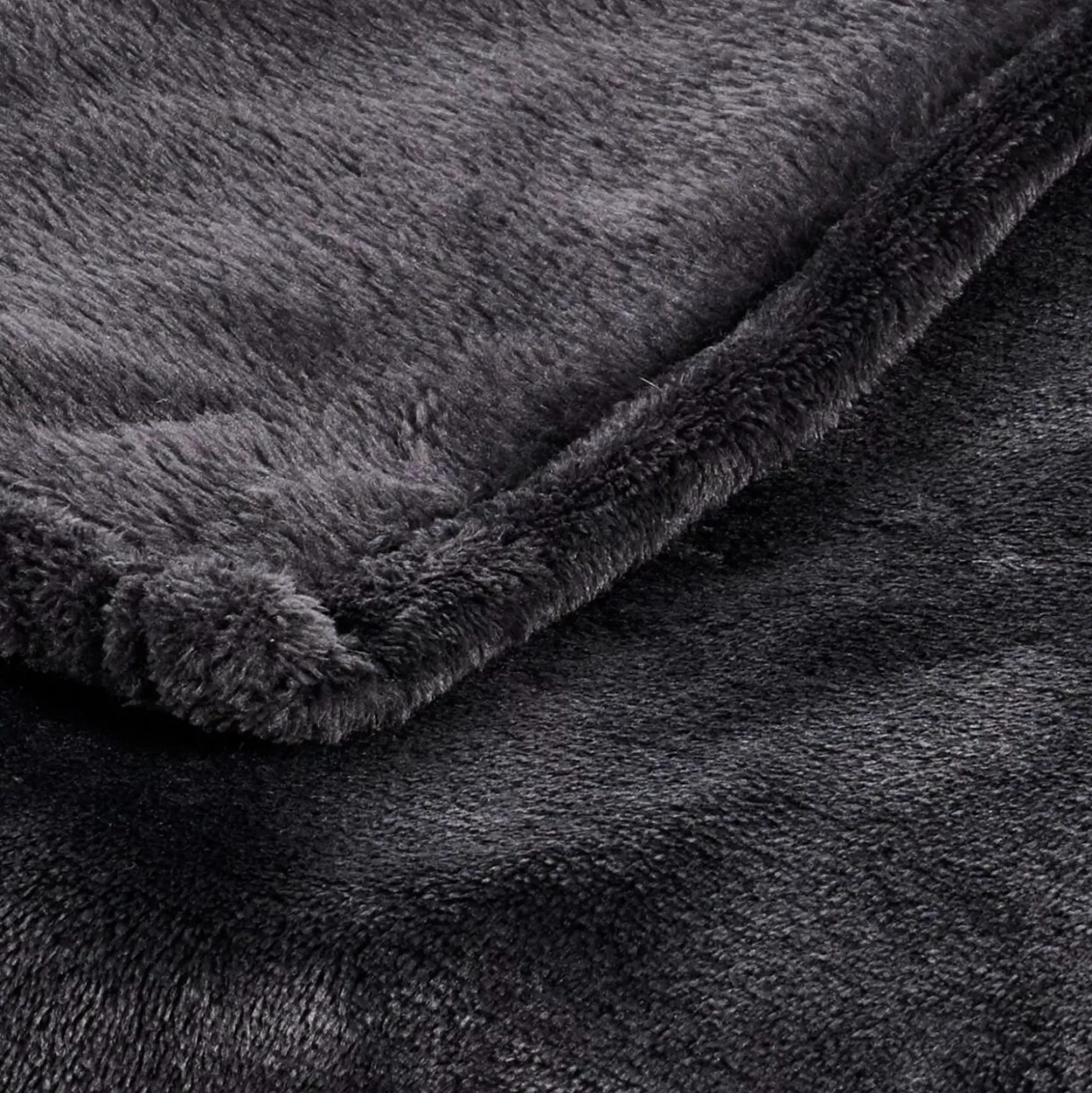 CASA Flanella Manta Gris Oscuro Outlet