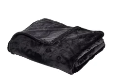 CASA Flanella Manta Gris Oscuro Cheap