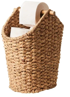 CASA Flores Soporte Rollos Wc Revistero Natural Cheap