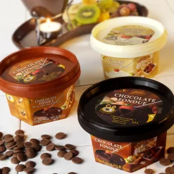 CASA Fondue Chocolate Para Fundir Chocolate Amargo Marron Oscuro Best