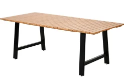 CASA Formax Mesa De Jardín Con Patas En A Natural/Negro Store