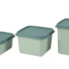 CASA Freezer Cajas Congeladoras Juego De 10 Menta, Verde Oscuro Flash Sale