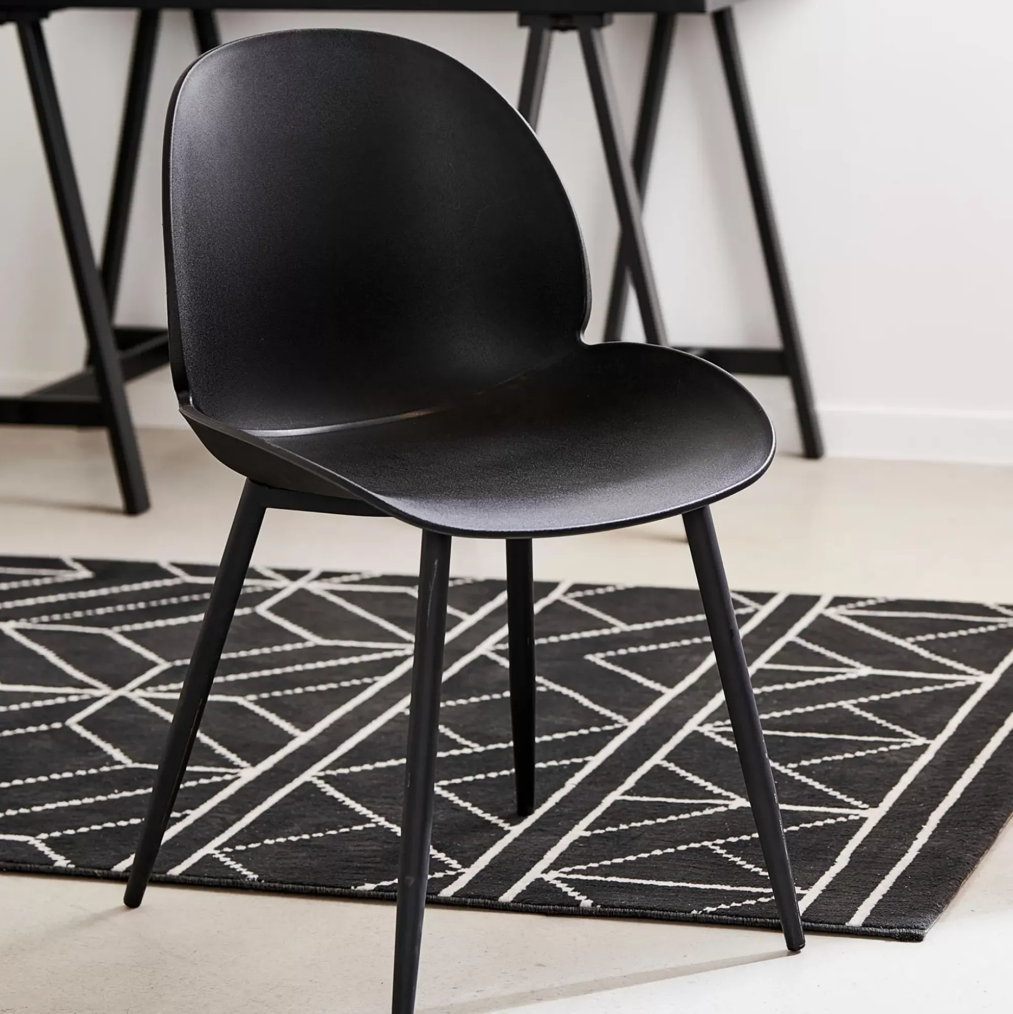 CASA Freya Silla De Comedor Negro Flash Sale