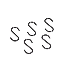 CASA Fumo Ganchos Juego De 5 Negro Outlet