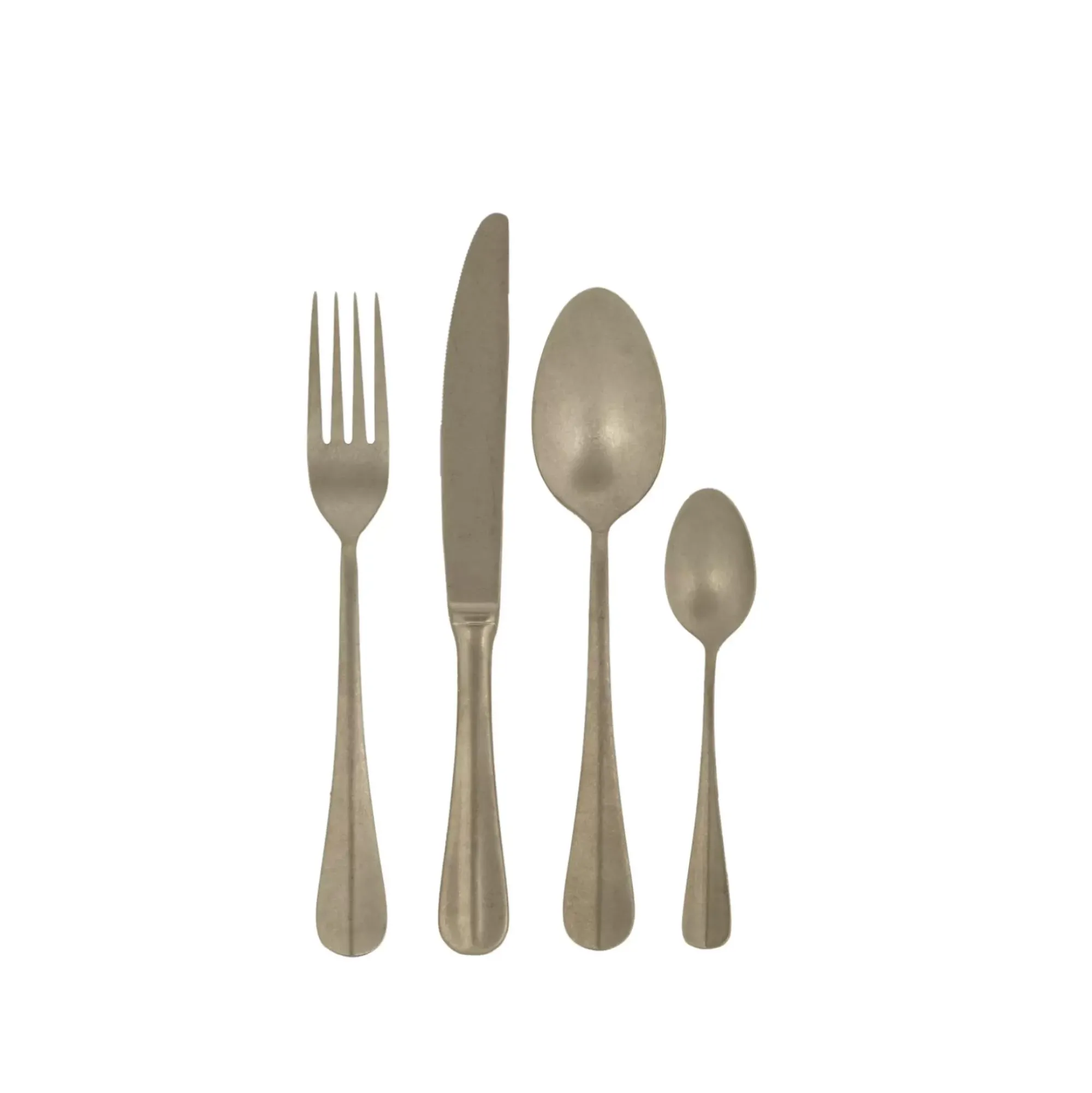 CASA Grace Vintage Cubierto De 16 Piezas Gris Store