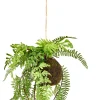 CASA Greenery Macetero Colgante Con Helecho Verde Discount