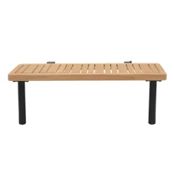 CASA Hanna Lounge Mesa Auxiliar Negro, Natural Clearance