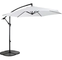 CASA Hawai Parasol Colgante Sin Pie Blanco New