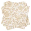 CASA Henna Flower Paquete De 20 Servilletas Rojo, Beis Best Sale