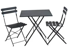 CASA Imperial Conjunto Bistro Cuadrado Negro Shop