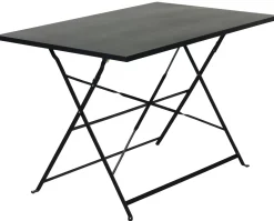CASA Imperial Mesa Plegable Rectangular Negro Best Sale