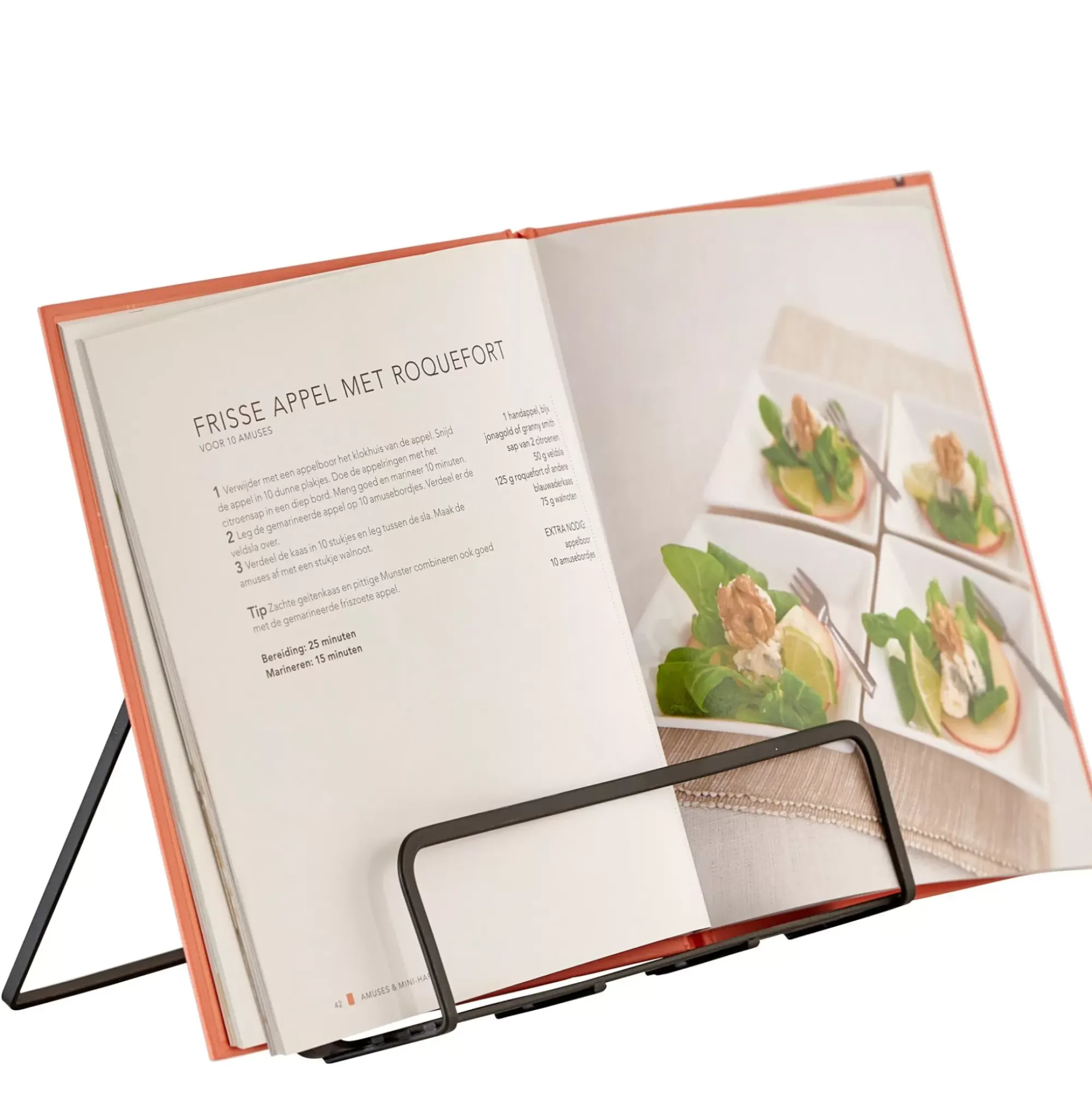 CASA Industria Atril De Cocina Negro Best Sale