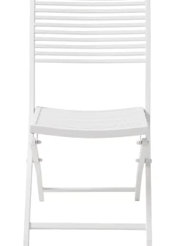 CASA Jesse Silla Plegable Blanco, Beis Discount