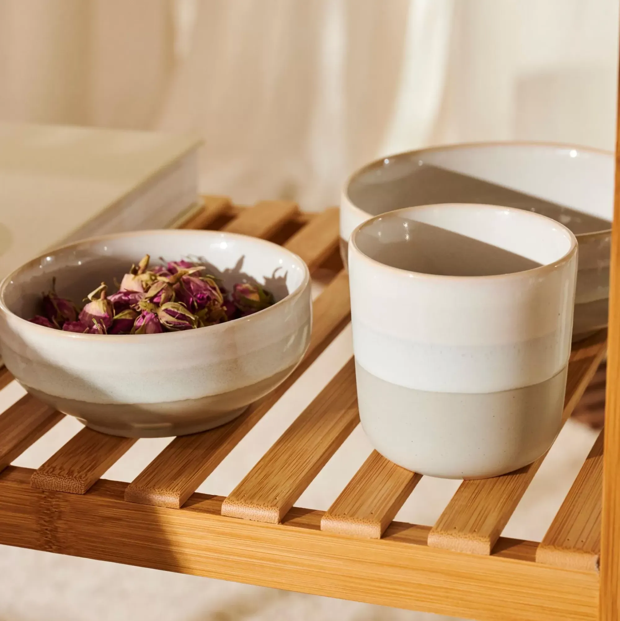 CASA Jessie White Taza Sin Asa Blanco Clearance