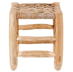 CASA Kanai Taburete 2 Tamanos Pequena Natural New